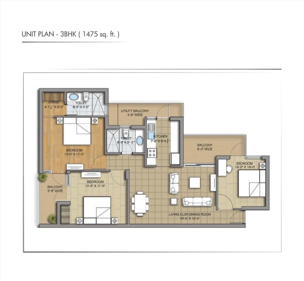 grande nxt floor plan 1475 sq ft
